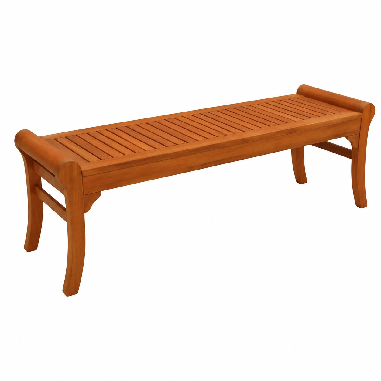 DEGAMO Eukalyptus Holzbank Ipanema 150cm, ohne Rückenlehne, wetterfest, FSC®-zertifiziert
